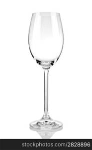 wineglass on a white background