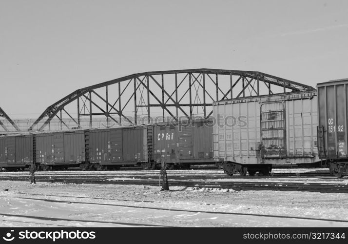 Winnipeg, Manitoba, Canada in winter