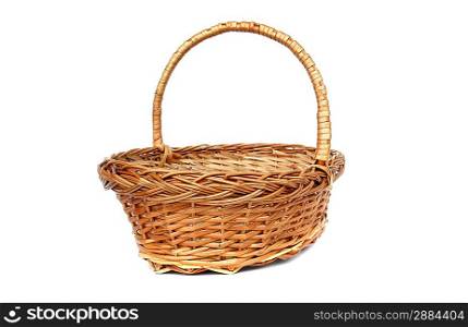 Wintage willow basket for fruits