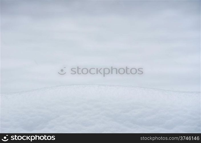 winter background with snow texture close up