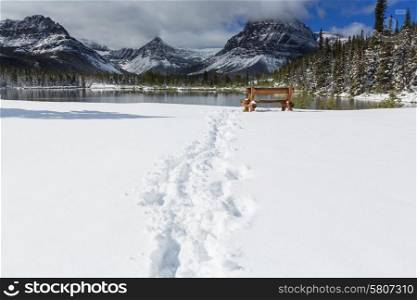 Winter in Glacier Park, Montana, USA