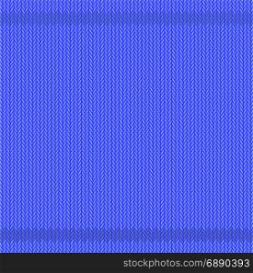 Winter Knitted Blue Pattern. Textile Fabric Background. Winter Knitted Blue Pattern. Textile Background