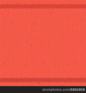 Winter Knitted Red Pattern. Textile Fabric Background. Winter Knitted Red Pattern. Textile Background