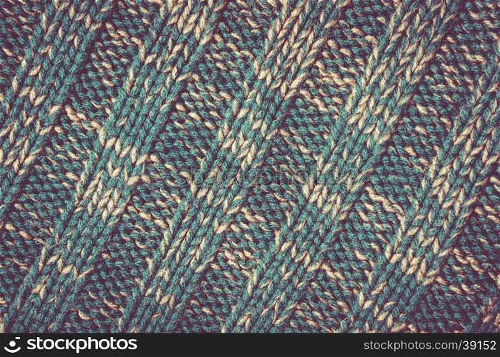 Winter knitting woolen texture background
