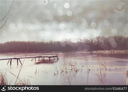 winter lake