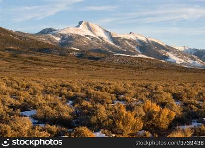 Winter landscape in Great Basin area Neveda Landscape