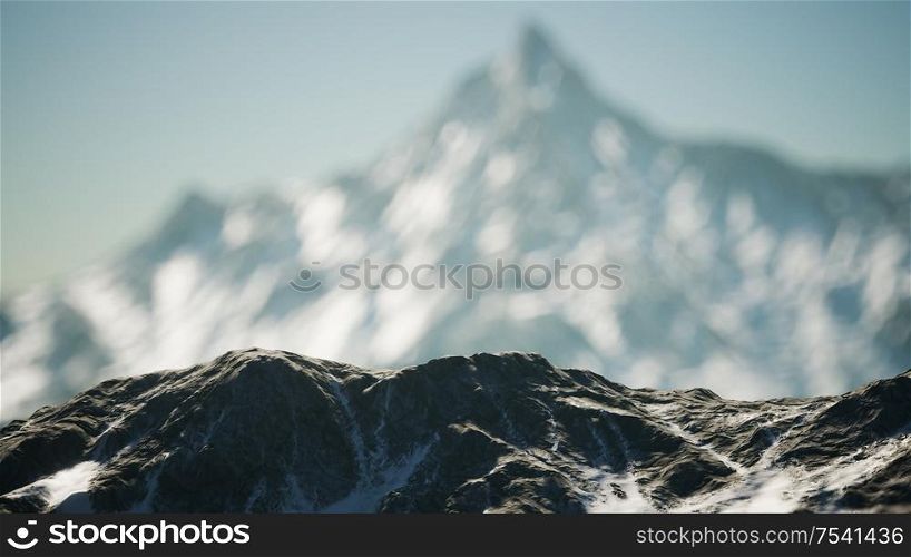 winter landscape in the Alps mountains. Winter Landscape in Mountains