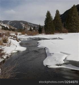 Winter landscape in Vail, Colorado 2010