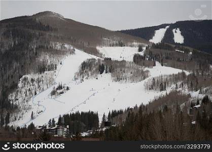 Winter landscape in Vail, Colorado