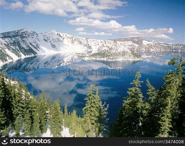 Winter On Crater Lake