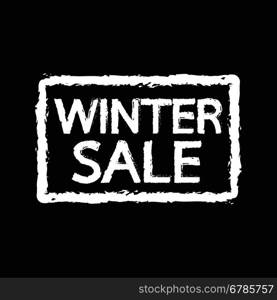 Winter sale Illustration design