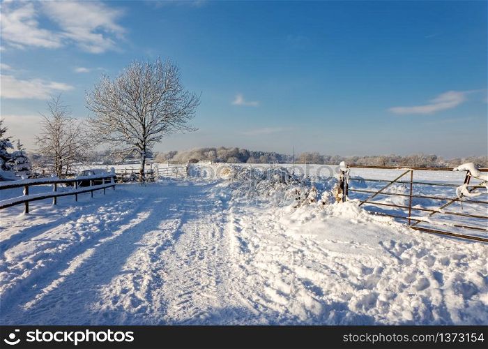 Winter scene in East Grinstead