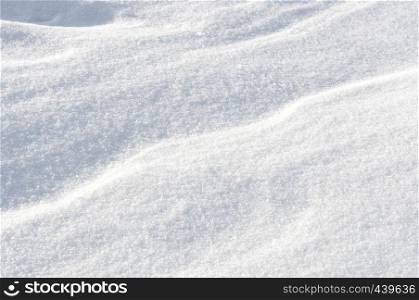 Winter snow background - white irregular shapes