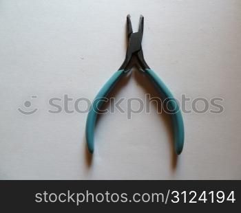 wire snips on a white background