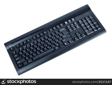 wireless computer keyboard isolated on white