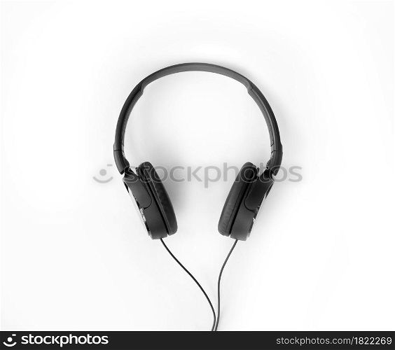 Wireless headphones or headset. Technology device items, gadgets or products. Music entertainment.