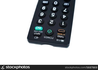 Wireless Infrared Cable Television Remote Control Device isolated on white background
