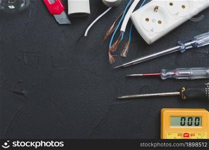 wires screwdrivers multimeter. Resolution and high quality beautiful photo. wires screwdrivers multimeter. High quality beautiful photo concept
