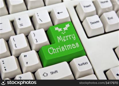 wish everyone a merry christmas with this keyboard key