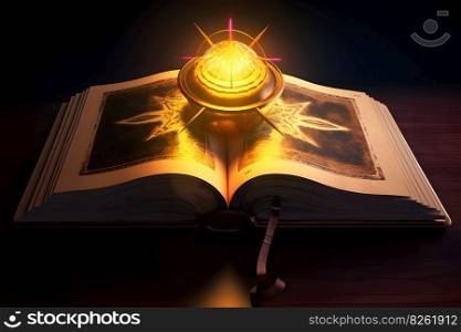 Witch book of magic. Neural network AI generated art. Witch book of magic. Neural network AI generated
