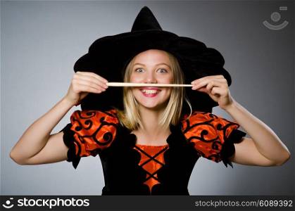 Witch doing her dirty tricks