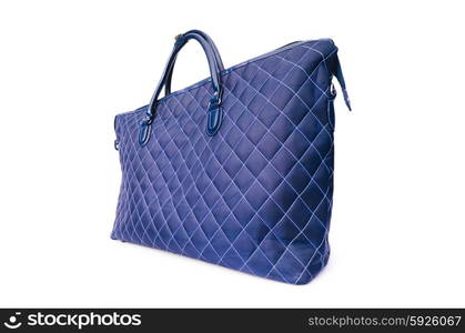 Woman accessory - stylish bag on white