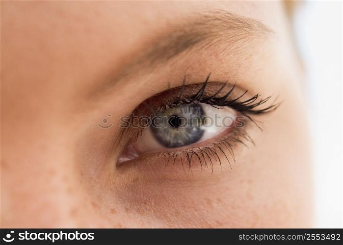 Woman&acute;s eye close up