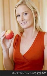 Woman And Apple