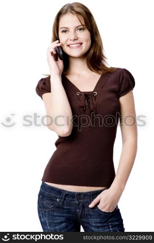 Woman And Phone