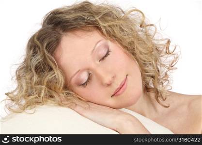 Woman asleep