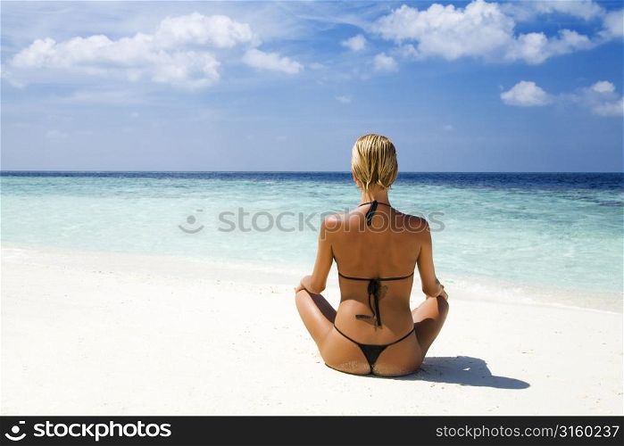 Woman at the beach