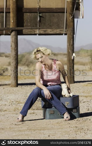 Woman at the beach