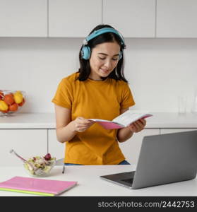 woman attending online class 3