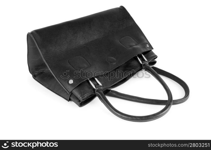 Woman bag isolated on the white background