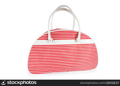 Woman bag isolated on the white background