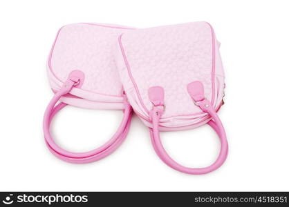 Woman bag isolated on the white background