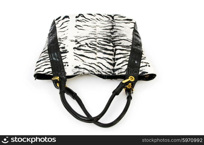 Woman bag isolated on the white background