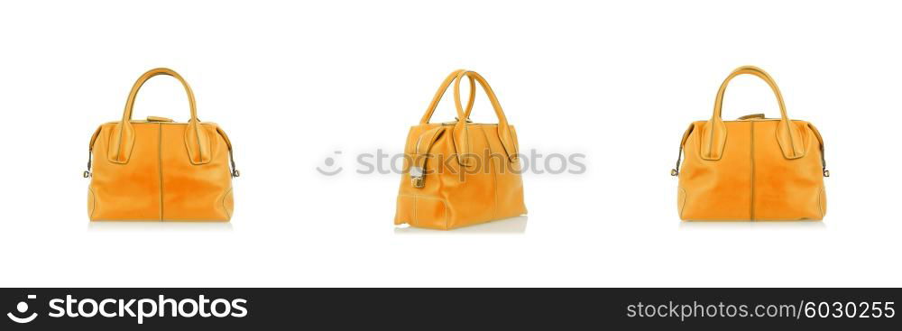 Woman bag isolated on the white background