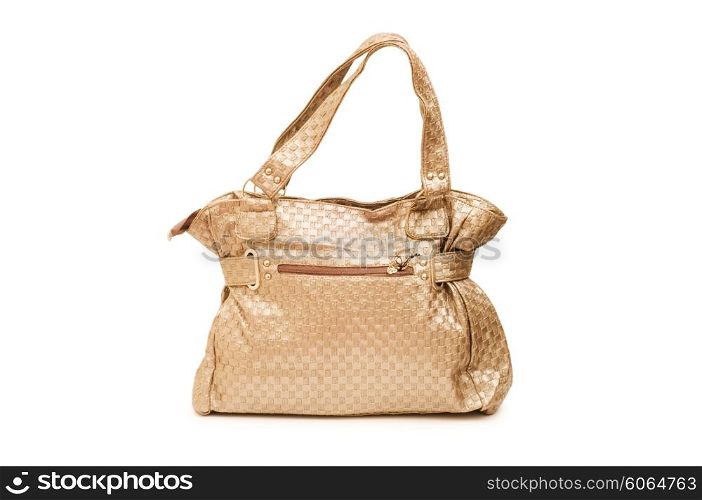Woman bag isolated on the white background