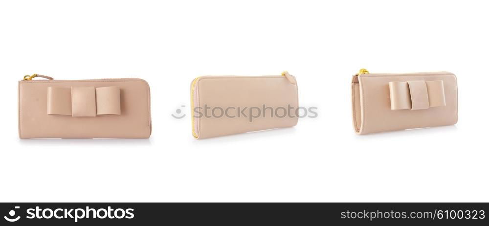 Woman bag isolated on the white background