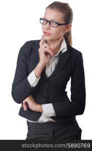 Woman businesswoman in business concept