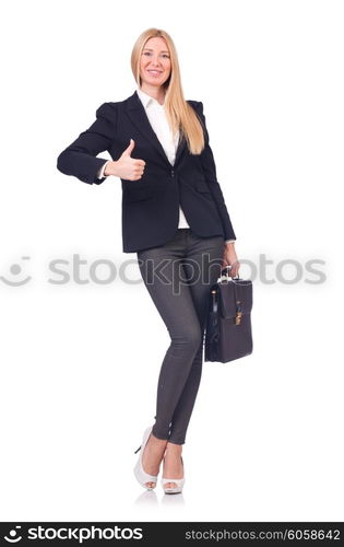 Woman businesswoman in business concept