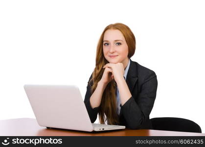 Woman businesswoman in business concept