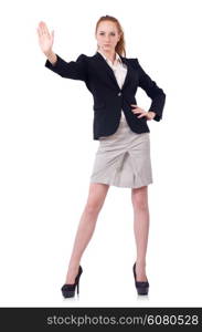 Woman businesswoman in business concept