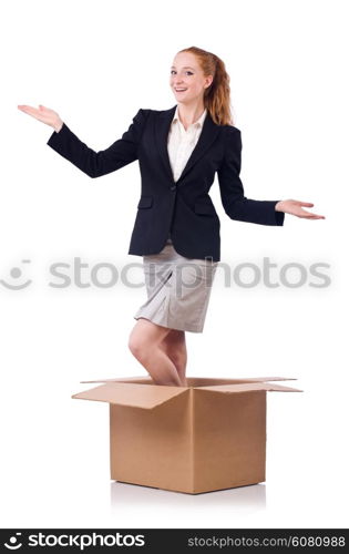 Woman businesswoman in business concept