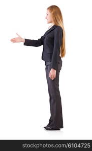 Woman businesswoman in business concept