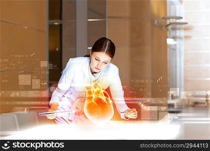 Woman cardiologist