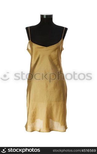 Woman clothing isolated on the white