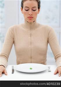 Woman dieting