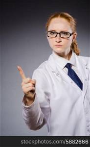 Woman doctor in medical concept